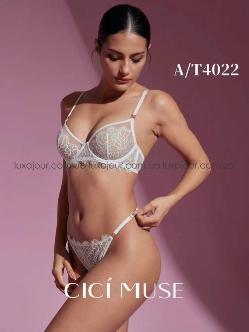 Комплект нижньої білизни Cici Muse A4022 білий