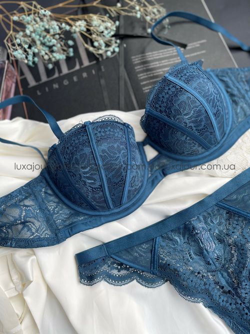 Комплект нижньої білизни Lux Ajour 1010 синій